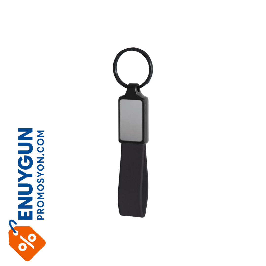 En Uygun Karayel Siyah Metal-Deri Anahtarlık En Uygun Karayel Siyah Metal-Deri Anahtarlık