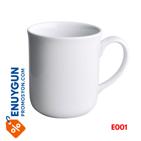 En Uygun E001 Güral Porselen Kupa Beyaz