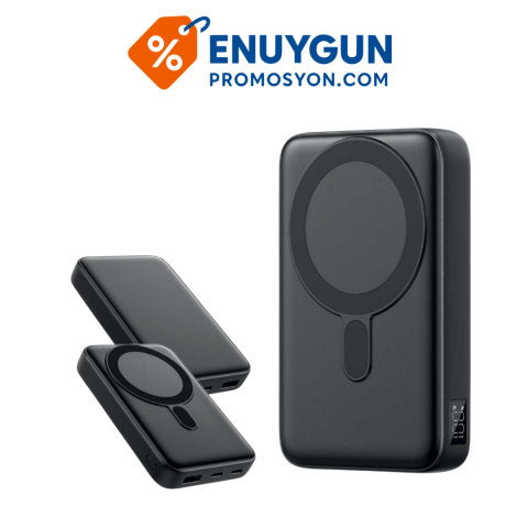 En Uygun İncesu 10.000 mAh Wireless Powerbank Siyah