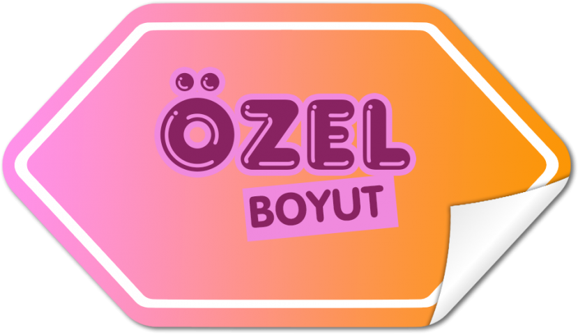 EN UYGUN ÖZEL BOYUT ETİKET