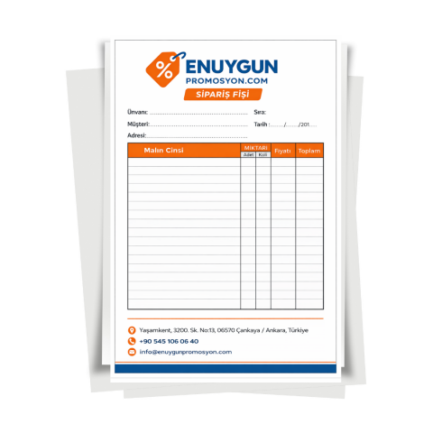 EN UYGUN SİPARİŞ FORMU