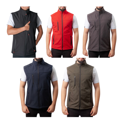 EN UYGUN SOFTSHELL YELEK (NAKIŞ İŞLEMELİ)