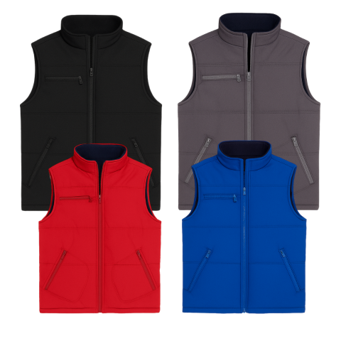 EN UYGUN YELEK ANORAK GRİ (NAKIŞLI)